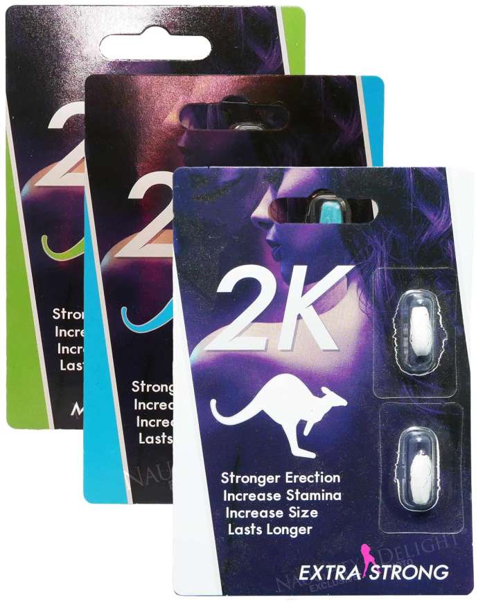 Kangaroo 2K Male Sex Supplement Sampler (Bundle of 6 Tablets)