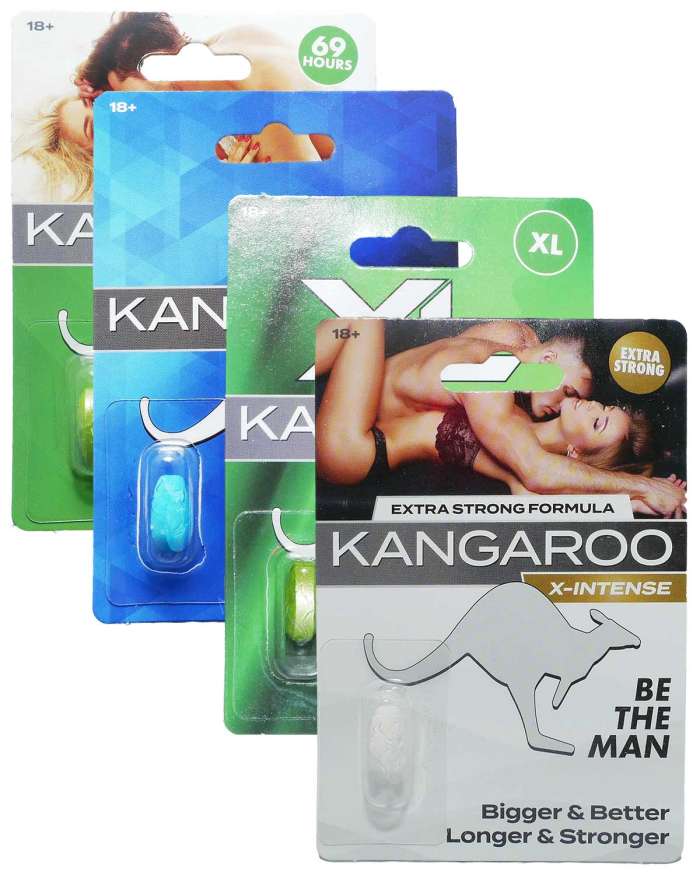 Kangaroo Male Sex Supplement Sampler (Bundle of 4 Tablets)