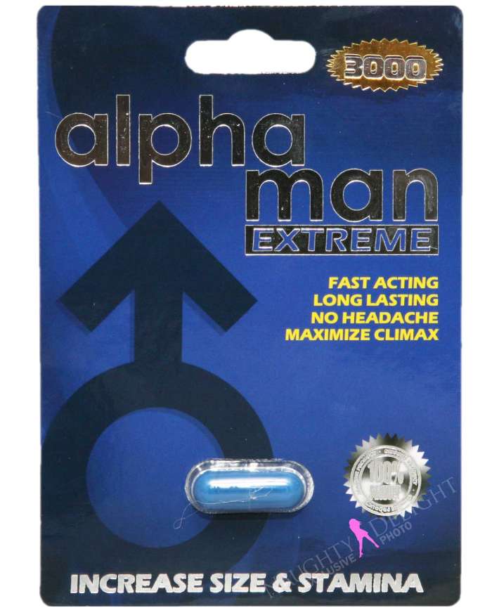 Alpha Man 3000 Male Sex Supplement (Lot Exp: 12/2025, CLOSEOUT SALE)