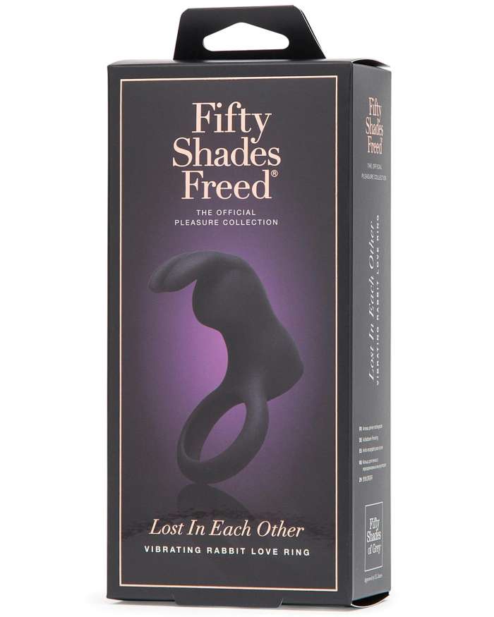 Fifty Shades Freed Lost in Each Other Rechargeable Rabbit Vibrating Love Ring