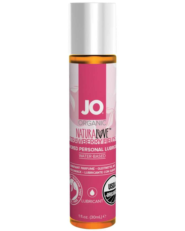 JO Naturalove Strawberry Fields Organic Lubricant 