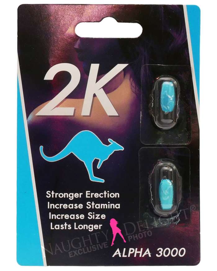 Kangaroo 2K Alpha 3000 Male Sex Supplement (Lot Exp: 12/2026, CLOSEOUT SALE)