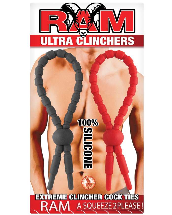 Nasstoys Ram Ultra Clinchers Cock Ties (Pack of 2)