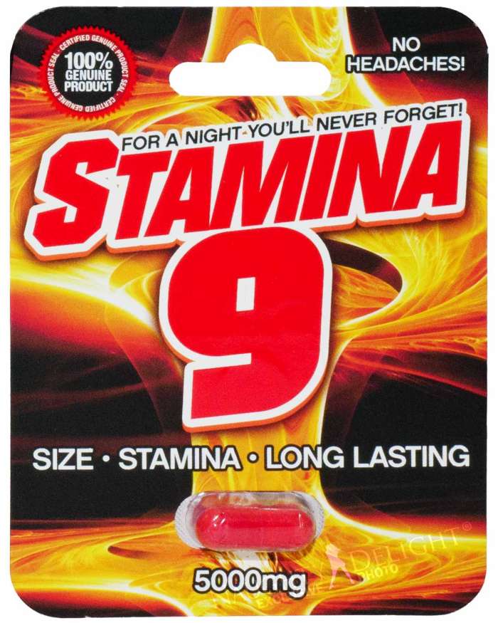 Stamina 9 5000 Male Sex Supplement (Lot Exp: 12/2024, CLOSEOUT SALE)