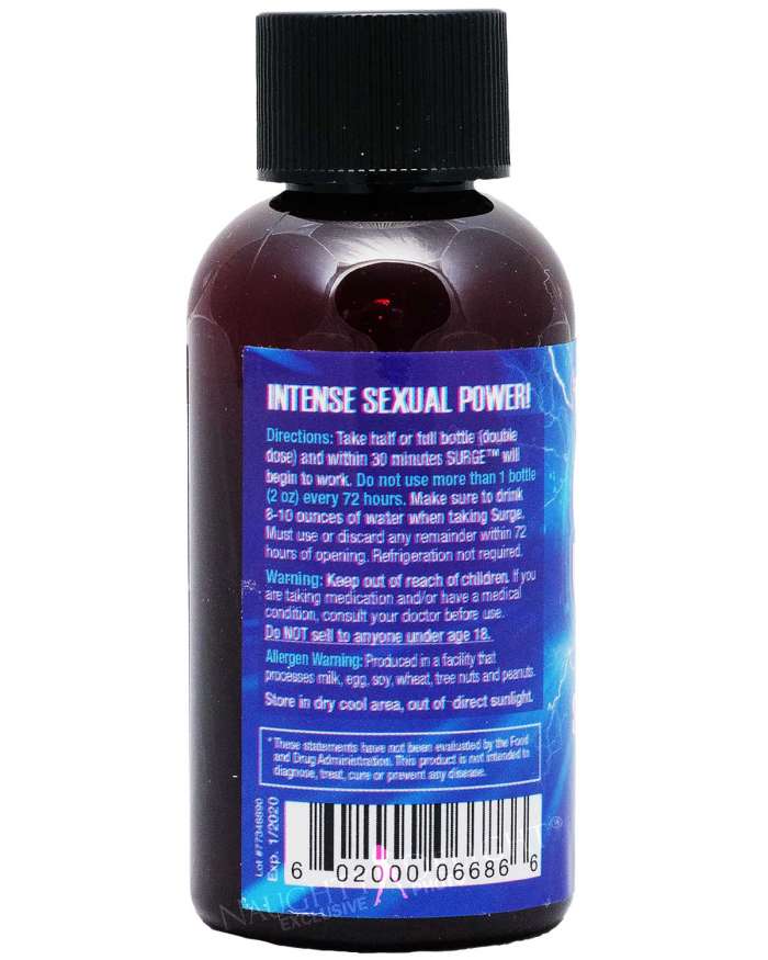 Surge For Him Sexual Power Shot Sex Supplement (Lot Exp: 12/2026, CLOSEOUT SALE)