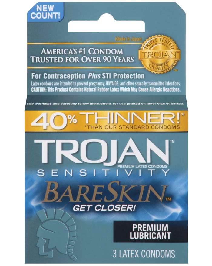 Trojan BareSkin Lubricated Latex Condoms