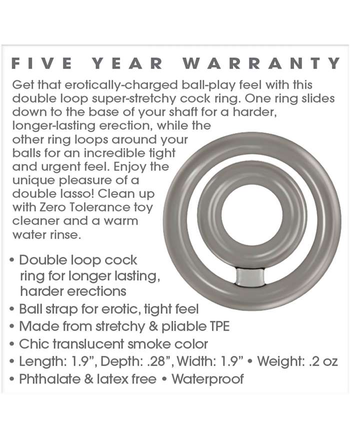 Zero Tolerance Bullseye Double Loop Cock Ring