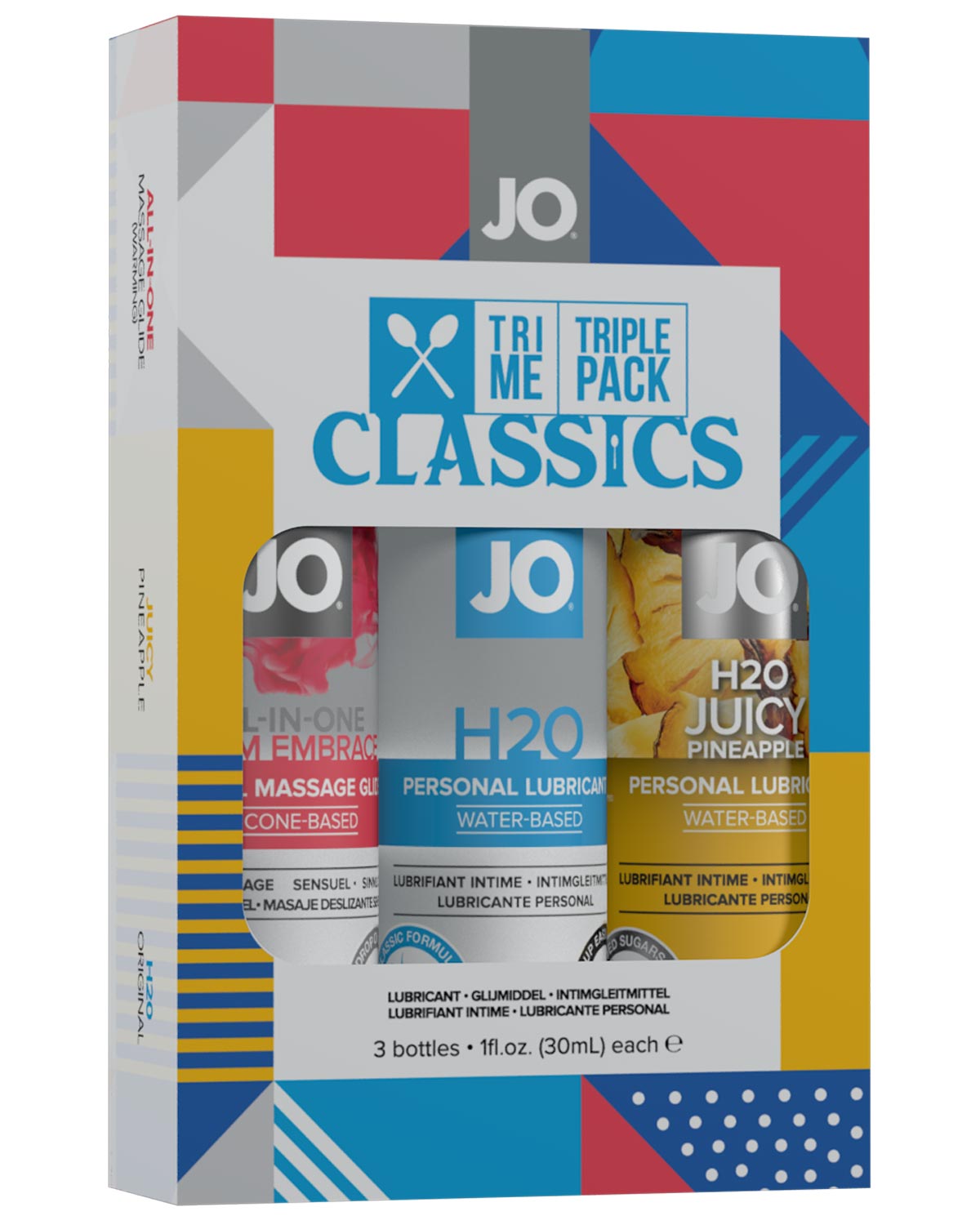 Jo Tri Me Lubricant Classics Triple Pack Naughty Kinky 3243