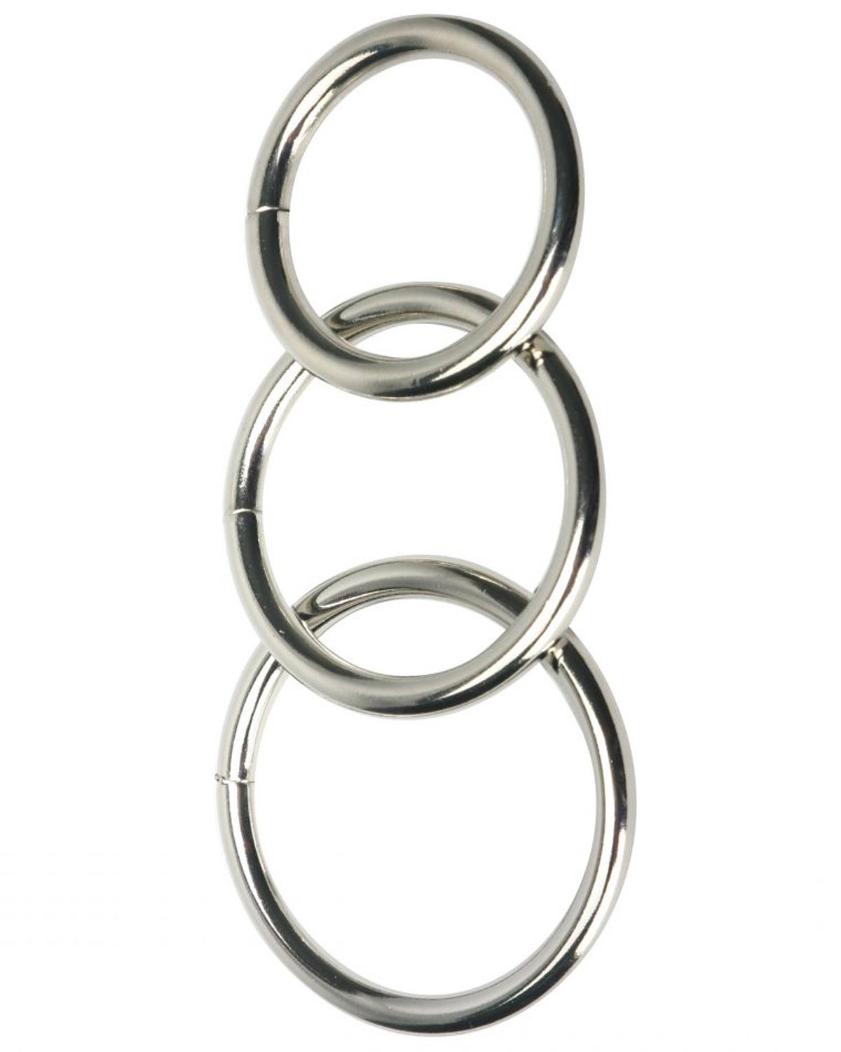 Master Series Trine Steel Cock Ring Collection Pack Of 3 Naughty Kinky